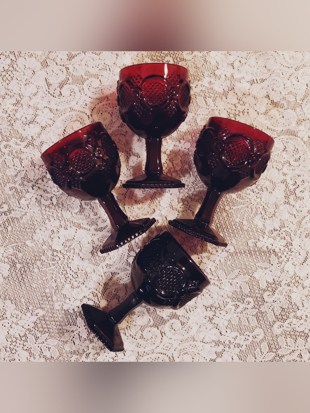avon large goblets